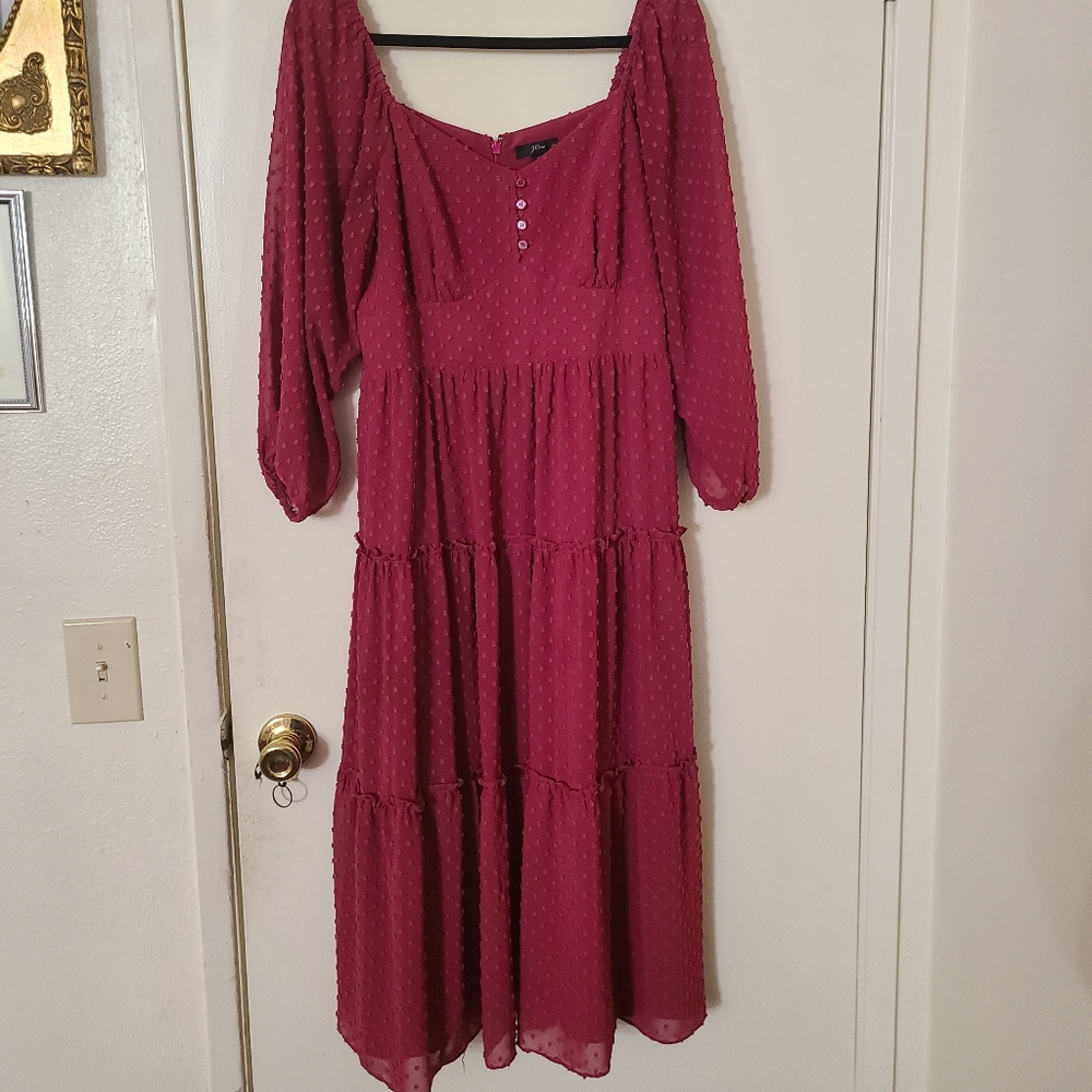J crew midi dress